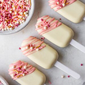 Paletas Cubiertas de Chocolate